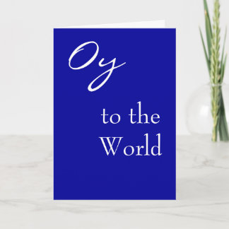 Festiva Oy a la tarjeta de Hannukah del mundo