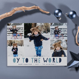 Festiva Oy to the World | Tarjeta de Collage de fotos Hanu