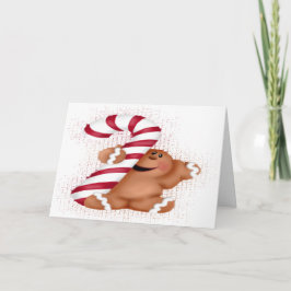 Festiva Pan de jengibre - Tarjeta de saludo