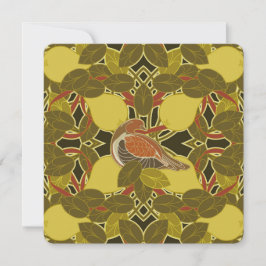 Festiva Pañuelo En Una Tarjeta De Saludo Para Navidades De