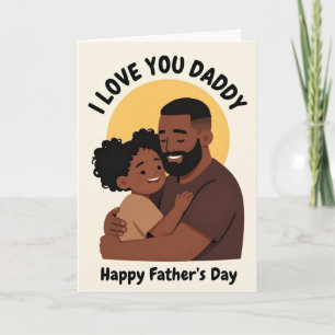 Festiva Papá Amor Tarjeta del Día del Padre
