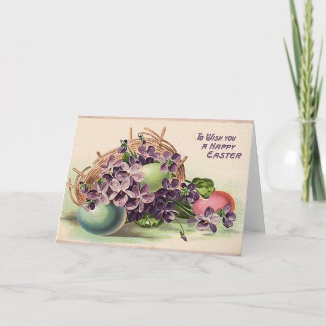 Festiva Para Desearte Una Feliz Pascua - Tarjeta (Anverso)