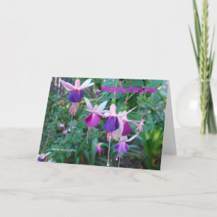 Festiva Pascua feliz - 1 - tarjeta - modifique para