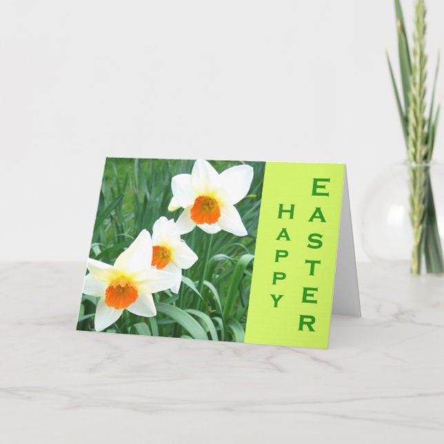Festiva Pascua feliz - tarjeta (Anverso)