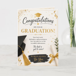 Festiva Pasos Fieles: Tarjeta de Bendición de Graduación