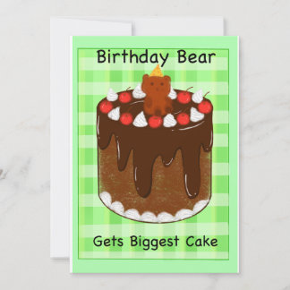 Festiva Pastel de cumpleaños con tarjeta de cumpleaños tem