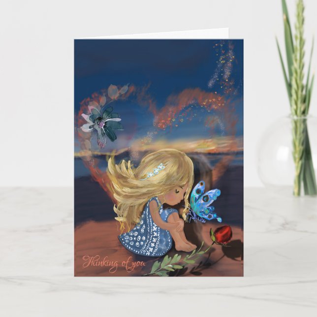 Festiva Pensando en su tarjeta (Anverso)