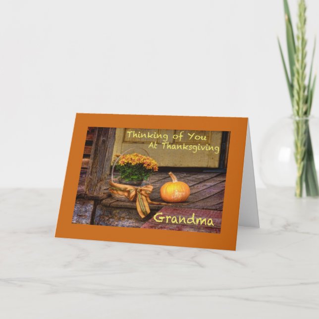 Festiva Pensando en ti en la tarjeta de la abuela de Acció (Anverso)