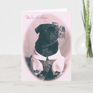 Festiva Pequeña tarjeta de felicitación dulce del el día