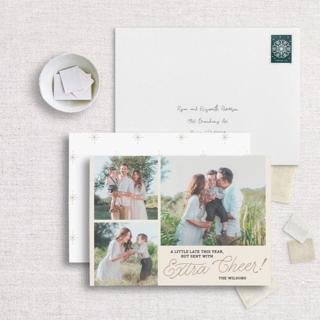 Festiva Pequeña tarjeta de foto para festividad extra tard (Subido por el creador)