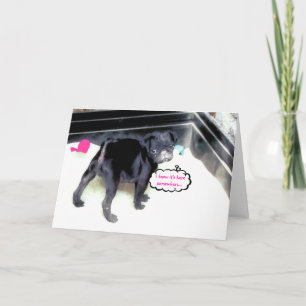 Festiva Pequeña tarjeta de saludo de El día de San Valentí