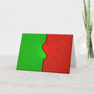 Festiva Perfeccione el ajuste, la tarjeta de felicitación