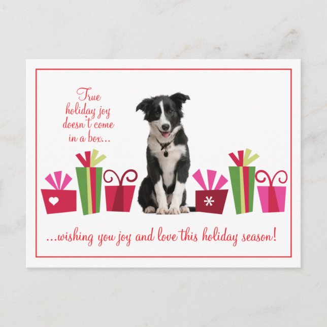 Festiva Perrito del día de fiesta con la postal de los (Anverso)