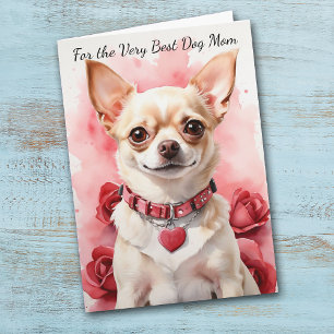 Festiva Perro Chihuahua que haces mi tarjeta de mordaza