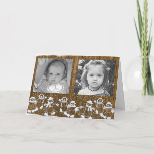 Festiva ¡Personaliza esta tarjeta de Navidades de Gingerbr