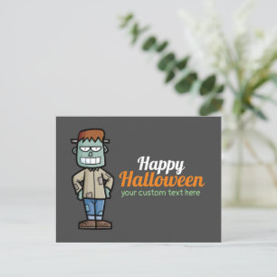 Festiva Personaliza la postal Frankenstein Halloween