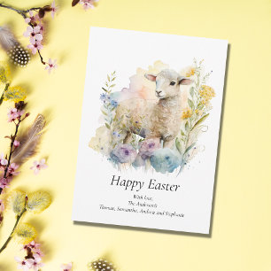 Festiva Personaliza la tarjeta de Pascua Floral Pasteles d