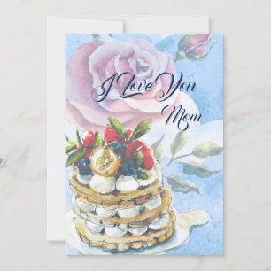 Festiva Personaliza la tarjeta de pastelería del día de la