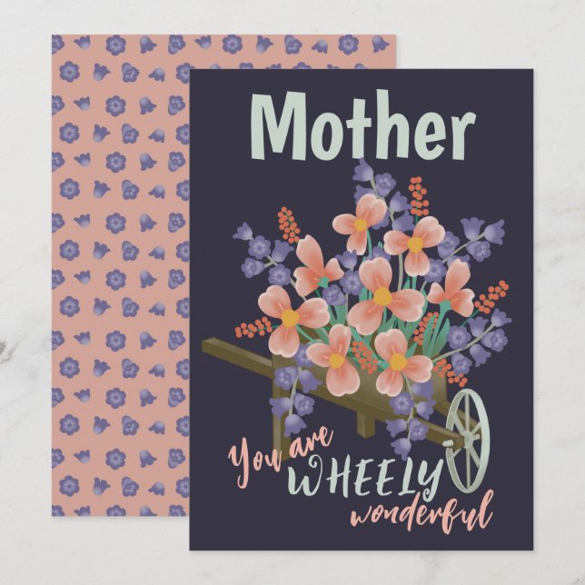 Festiva Personalizable "WHEELY maravillosas" - Tarjeta de  (Anverso / Reverso)