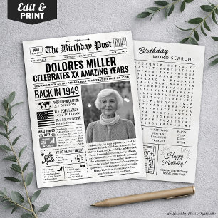 Festiva Personalizado en la edición de 1949 de la tarjeta 