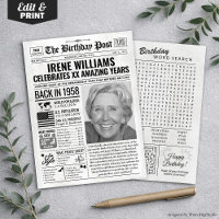 Personalizado en la edición de 1958 de la tarjeta 