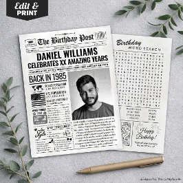 Festiva Personalizado en la edición de 1985 de la tarjeta 