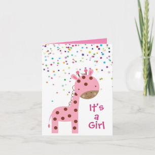 Festiva Personalizado es una tarjeta Chica - Bunting