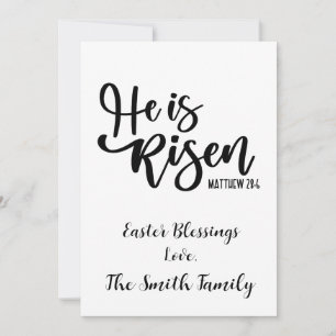 Festiva Personalizado, es una tarjeta de Pascua de Rising 