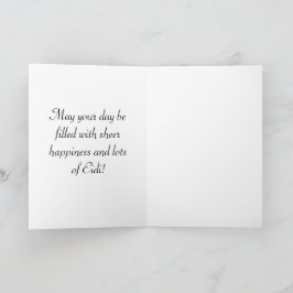 Festiva Personalizar Cute Eid Mubarak Tarjeta Eid Verde Li