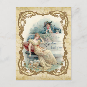 Festiva Piensa en mi postal de San Valentín