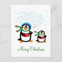 Festiva Pingüinos de carga - Deck la postal de los vestíbu