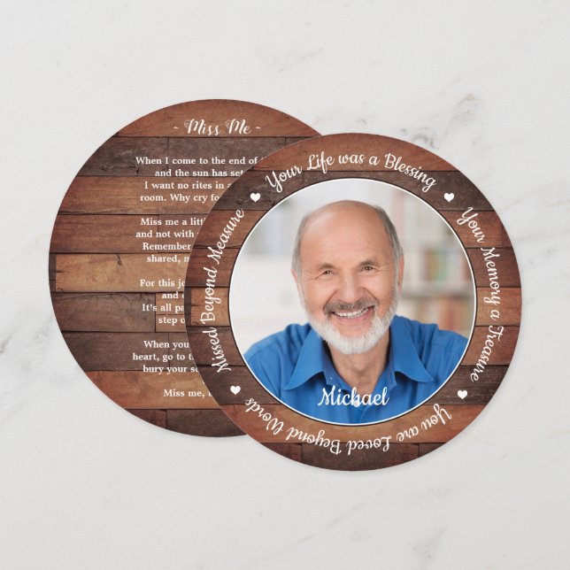 Festiva Poema conmemorativo del país ruso Tarjeta de oraci (Anverso / Reverso)