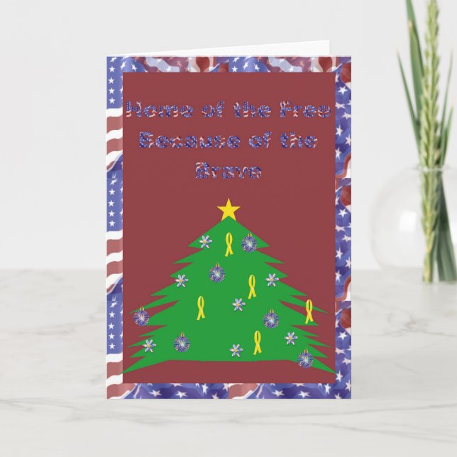 Festiva Por la tarjeta de Navidades valientes (Anverso)