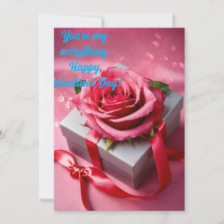 Festiva "Por Siempre Tuyo - Tarjeta elegante del día de Sa