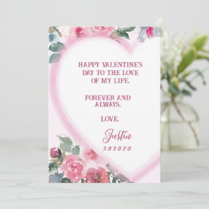 Festiva Por Siempre y Siempre - Tarjeta de San Valentín Pe