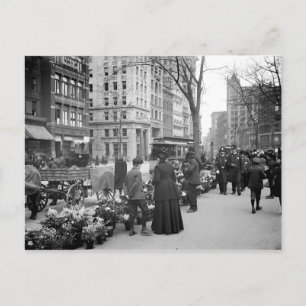 Festiva Postal 1904 de Pascua Fowers NYC