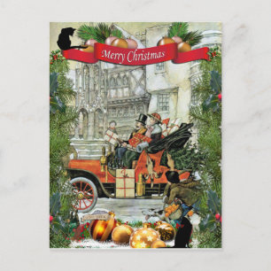 Festiva Postal Anton Pieck "Compradores ricos"
