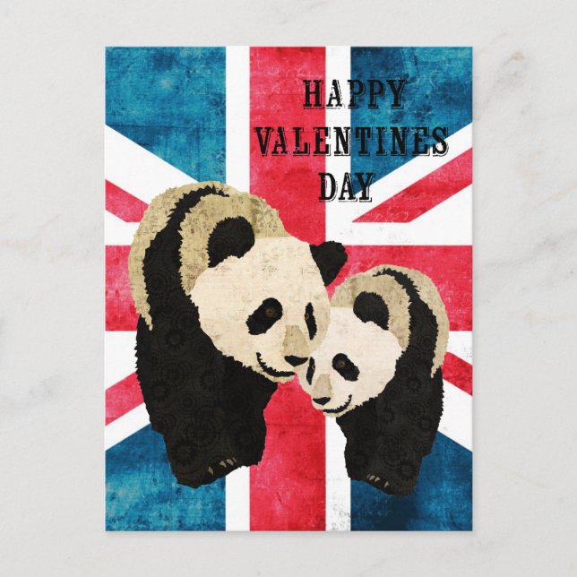 Festiva Postal británica del día de San Valentín de los (Anverso)