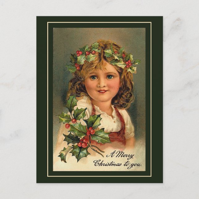 Festiva Postal "Chica Navidad" (Anverso)