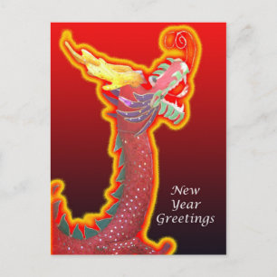 Festiva Postal chino para el nuevo año de dragón