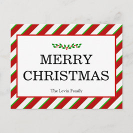 Festiva Postal clásica colorida del día de fiesta de las