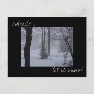 Festiva Postal con foto de 'Déjalo nevar'
