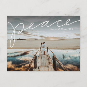 Festiva Postal con foto de vacaciones con membrete para la