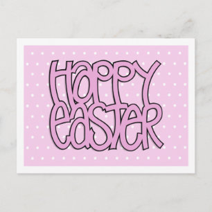 Festiva Postal con punto rosa de la Semana Santa