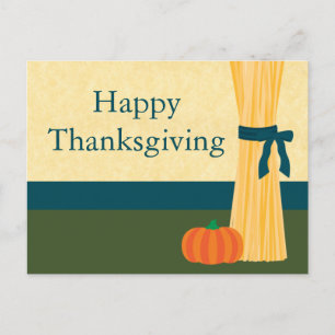 Festiva Postal de Acción de Gracias de la cosecha de otoño