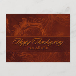 Festiva Postal de Acción de Gracias de Negocios / De Todos