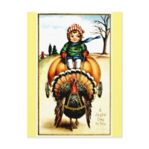 Postal de Acción de Gracias Jugoso de Reproducción