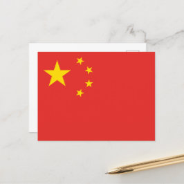 Festiva Postal de Año Nuevo chino rojo