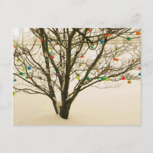 Festiva Postal de árbol de Pascua