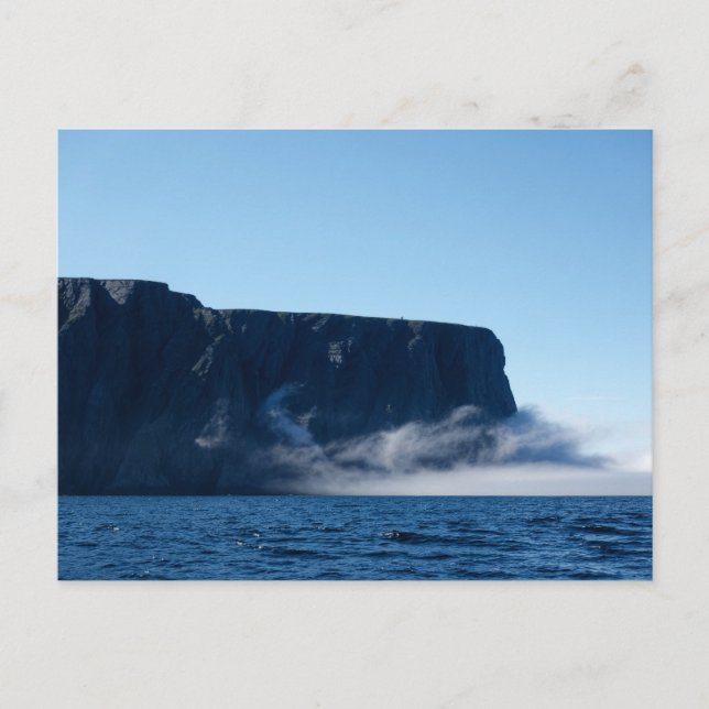 Festiva postal de Cabo del Norte de Noruega (Anverso)